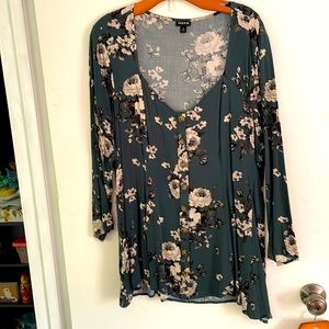 3/4 Sleeve Floral Torrid Blouse